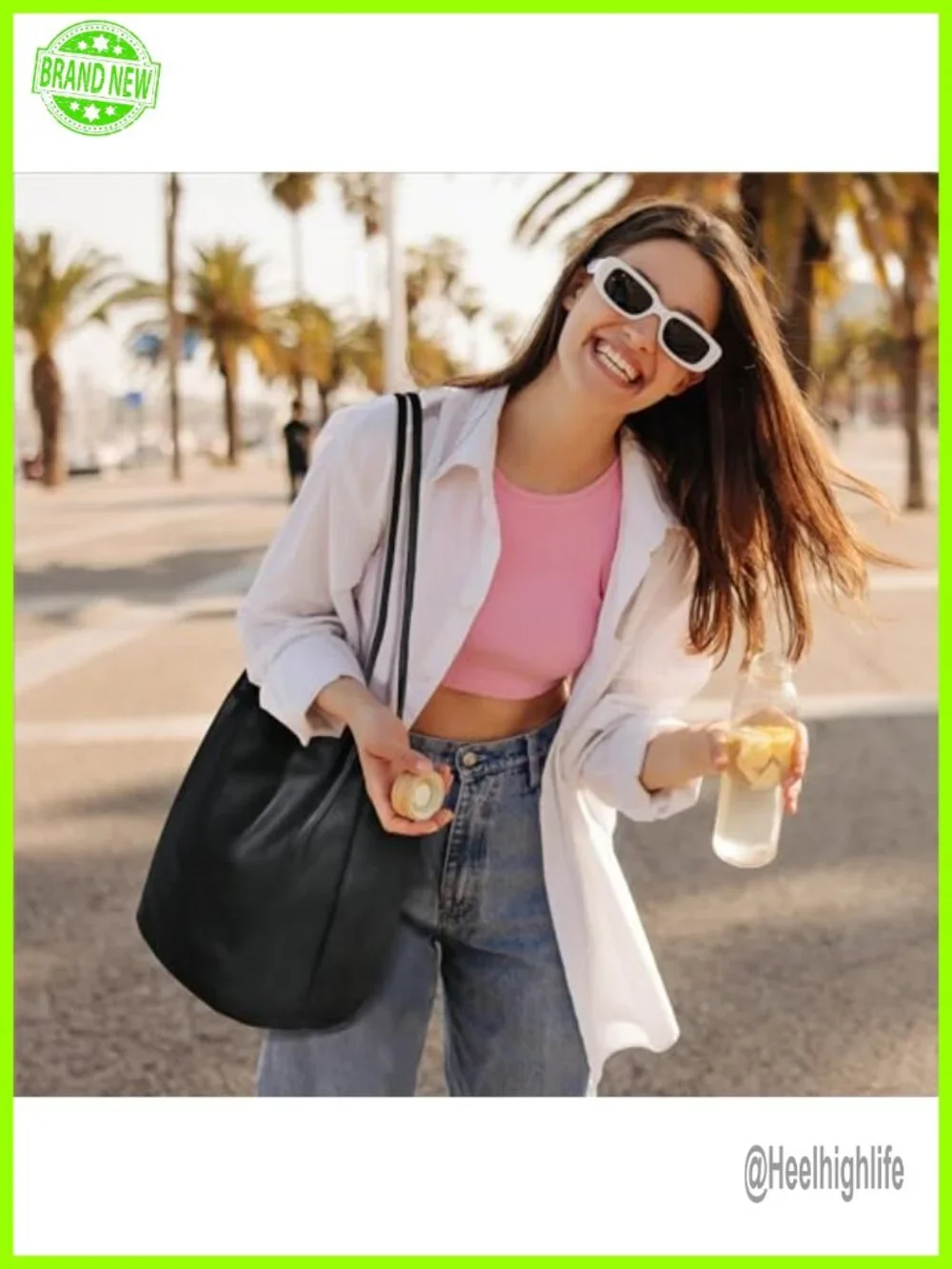 Genuine Leather Large Tote Hobo Shoulder Bag Women Work Travel Handbag
